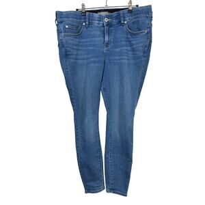 Torrid Bombshell Skinny Jeans Womens 16R Blue Medium Wash Stretch